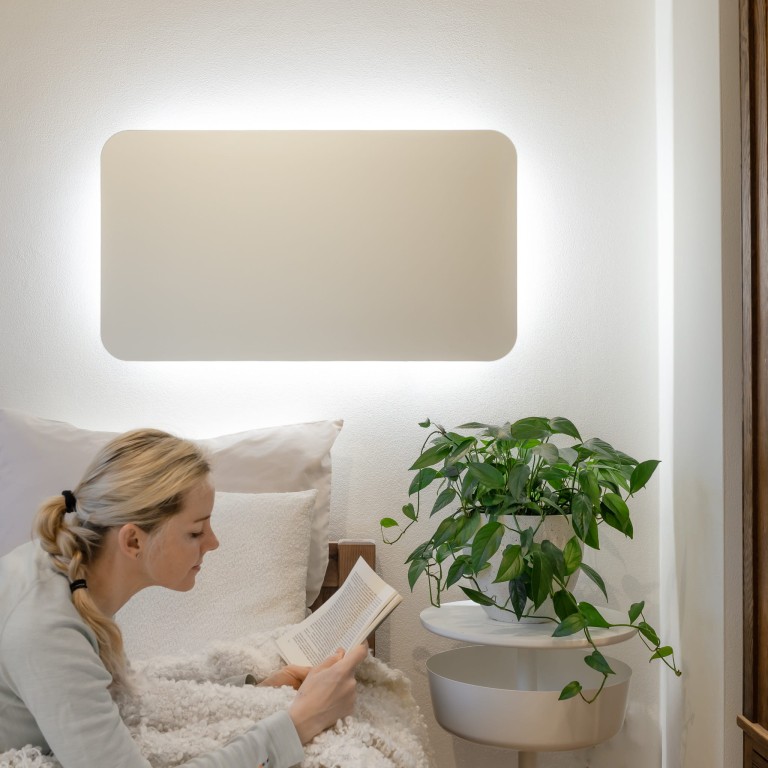 Lustro prostokątne ORTO SIMPLE LED - podświetlane, poziome