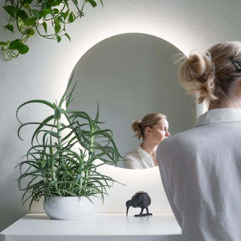 Lustro okrągłe ORBITAL SIMPLE LED - podświetlane