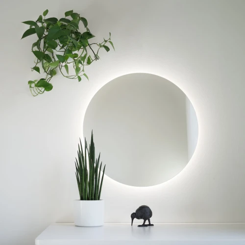 Lustro okrągłe ORBITAL SIMPLE LED - 100 cm, podświetlane